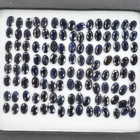 5x3 mm Natural Calibrated Blue Sapphire Loose Gemstone Oval Cut