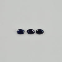 5x3 mm Natural Calibrated Blue Sapphire Loose Gemstone Oval Cut