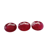 8x6 MM Natural Ruby Loose Gemstone Oval Cut