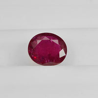 0.88 cts Natural Thai Ruby Loose Gemstone Oval Cut