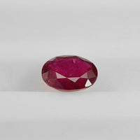 0.88 cts Natural Thai Ruby Loose Gemstone Oval Cut
