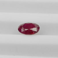 0.87 cts Natural Thai Ruby Loose Gemstone Oval Cut