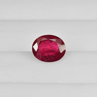 0.98 cts Natural Thai Ruby Loose Gemstone Oval Cut