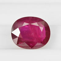 4.44 cts Natural Mozambique Ruby Loose Gemstone Oval Cut | GRS Certified
