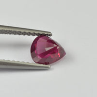1.50 cts Natural Burma Ruby Loose Gemstone Pear Cut