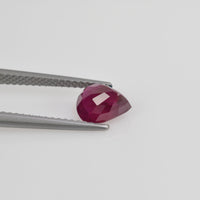 1.46 cts Natural Burma Ruby Loose Gemstone Pear Cut