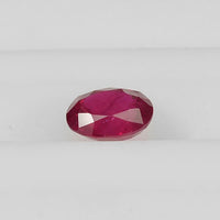 0.75 cts Natural Thai Ruby Loose Gemstone Oval Cut