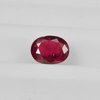 0.87 cts Natural Thai Ruby Loose Gemstone Oval Cut