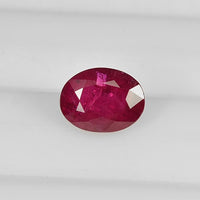 1.06 cts Natural Thai Ruby Loose Gemstone Oval Cut