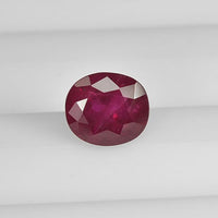 1.20 cts Natural Thai Ruby Loose Gemstone Oval Cut