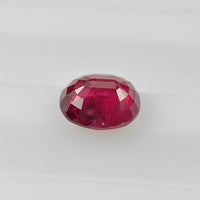 1.07 cts Natural Thai Ruby Loose Gemstone Oval Cut