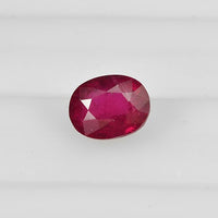 1.09cts Natural Thai Ruby Loose Gemstone Oval Cut