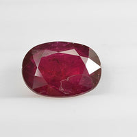 3.90 cts Natural Madagascar Ruby Loose Gemstone Oval Cut | GRS Certified