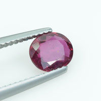 1.19 cts Natural Burma Ruby Loose Gemstone Oval Cut