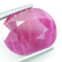 7.71 Cts Natural Ruby Loose Gemstone Oval Cut