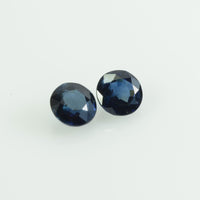 4.6 mm Natural Blue Sapphire Loose Gemstone Round Cut