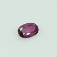 0.51 cts Natural Thai Ruby Loose Gemstone Oval Cut