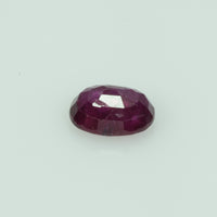 0.71 cts Natural Thai Ruby Loose Gemstone Oval Cut