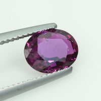 1.55 Cts Natural Thai Ruby Loose Gemstone Oval Cut