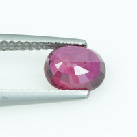1.19 cts Natural Burma Ruby Loose Gemstone Oval Cut