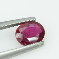 0.85 cts Natural Ruby Loose Gemstone Oval Cut