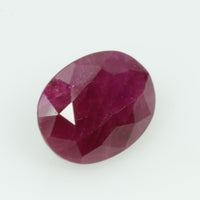 1.61 cts Natural Burma Ruby Loose Gemstone Oval Cut