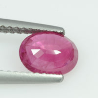 1.10 cts Natural Burma Ruby Loose Gemstone Oval Cut