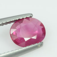 1.07 cts Natural Burma Ruby Loose Gemstone Oval Cut