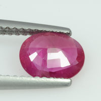 1.07 cts Natural Burma Ruby Loose Gemstone Oval Cut