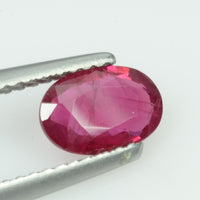 0.88 cts Natural Burma Ruby Loose Gemstone Oval Cut