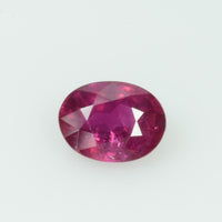 0.69 cts Unheated Natural Burma Ruby Loose Gemstone Oval Cut