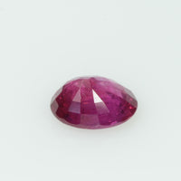 0.69 cts Unheated Natural Burma Ruby Loose Gemstone Oval Cut