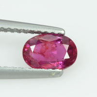 0.76 cts Unheated Natural Burma Ruby Loose Gemstone Oval Cut