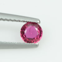 4.4 mm Natural Burma Ruby Loose Gemstone Round Cut