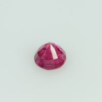 3.7 mm Natural Burma Ruby Loose Gemstone Round Cut