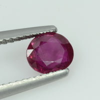 0.79 Cts Natural Vietnam Ruby Loose Gemstone Oval Cut