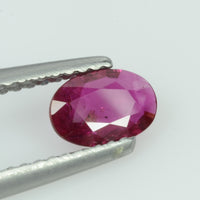 0.54 Cts Natural Vietnam Ruby Loose Gemstone Oval Cut