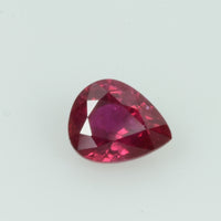 0.61 cts Natural Vietnam Ruby Loose Gemstone Pear Cut