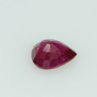 0.61 cts Natural Vietnam Ruby Loose Gemstone Pear Cut