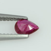 0.37 cts Natural Vietnam Ruby Loose Gemstone Pear Cut