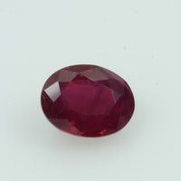 1.10 Cts Natural Burma Ruby Loose Gemstone Oval Cut