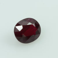 1.03 Cts Natural Burma Ruby Loose Gemstone Oval Cut