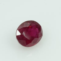 1.00 Cts Natural Burma Ruby Loose Gemstone Oval Cut