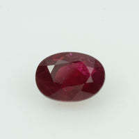 0.97 Cts Natural Burma Ruby Loose Gemstone Oval Cut