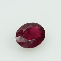 0.96 Cts Natural Burma Ruby Loose Gemstone Oval Cut