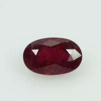 0.98 Cts Natural Burma Ruby Loose Gemstone Oval Cut
