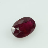0.98 Cts Natural Burma Ruby Loose Gemstone Oval Cut