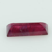 1.19 Cts Natural Burma Ruby Loose Gemstone Baguette Cut