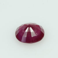 0.98 Cts Natural Burma Ruby Loose Gemstone Roundish Oval Cut