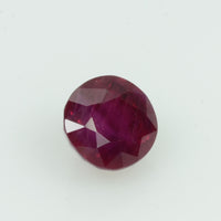 0.96 Cts Natural Burma Ruby Loose Gemstone Roundish Oval Cut